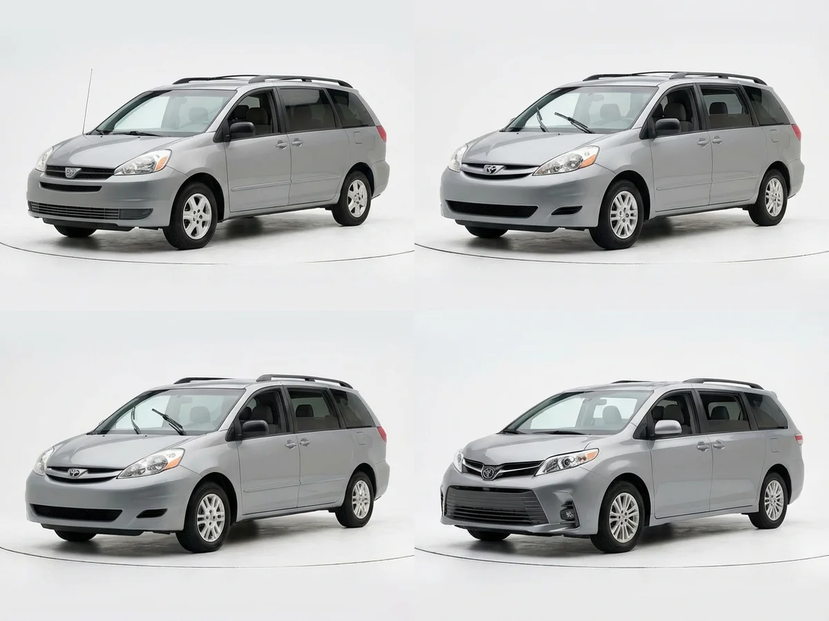 Valytuvų šepetėliai Toyota Sienna — tikslus pritaikymas, aukščiausiai įvertinti - 1